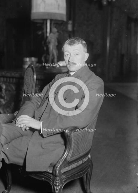 John Masefield, 1916. Creator: Bain News Service.