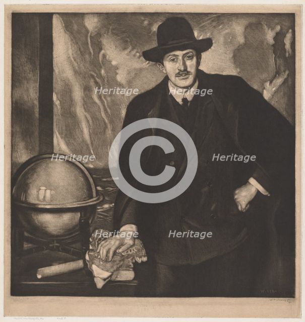 John Masefield. Creator: William Strang (British, 1859-1921).