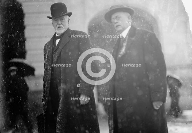 John Merriman Reynolds, Rep. from Pennsylvania, Right, with Andrus of New York, 1910. Creator: Harris & Ewing.