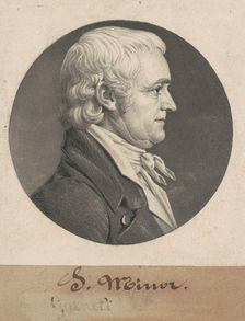 John Minor III, 1808. Creator: Charles Balthazar Julien Févret de Saint-Mémin