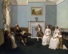 John Middleton with his family in his Drawing Room c1796