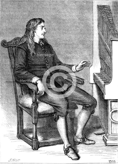 John Milton (1608-1674), English poet, 1870. Artist: Unknown