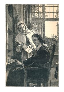 John Milton (1608-1674), poet and author, 1893. Artists: John Milton, Unknown