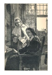 John Milton (1608-1674), poet and author, 1893. Artists: John Milton, Unknown