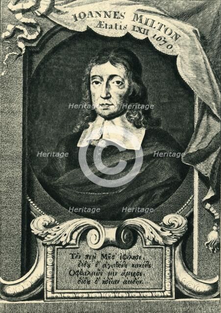 John Milton, (1943).  Creator: George Vertue.