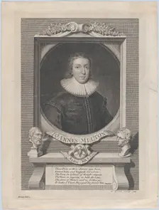 John Milton, Age 21, 1747. Creator: George Vertue