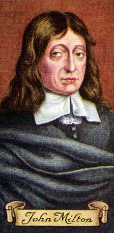 John Milton, taken from a series of cigarette cards, 1935