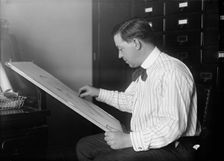 John Miller Baer, Rep. from North Dakota, 1917. Creator: Harris & Ewing
