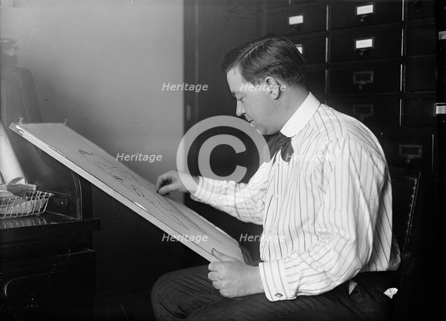 John Miller Baer, Rep. from North Dakota, 1917.  Creator: Harris & Ewing.