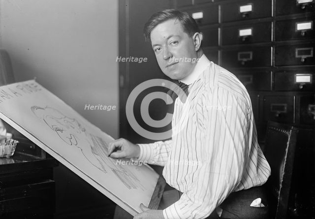 John Miller Baer, Rep. from North Dakota, 1917.  Creator: Harris & Ewing.
