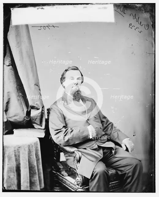 John Montgomery Crebs of Illinois, between 1860 and 1875. Creator: Unknown.