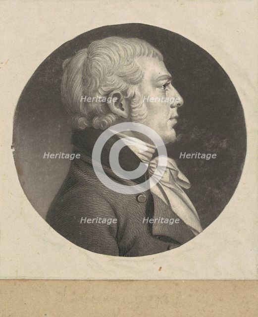 John Moore White, 1798-1803. Creator: Charles Balthazar Julien Févret de Saint-Mémin.