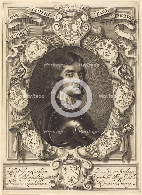 John Mordaunt, Viscount Mordaunt. Creator: William Faithorne.