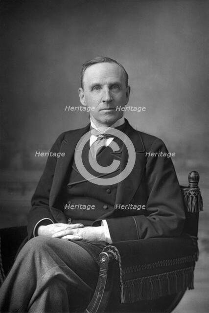 John Morley (1838-1923), 1st Viscount Morley of Blackburn, 1890.Artist: W&D Downey