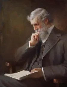 John Muir, c. 1917 from a 1909 photograph. Creator: Orlando Rouland