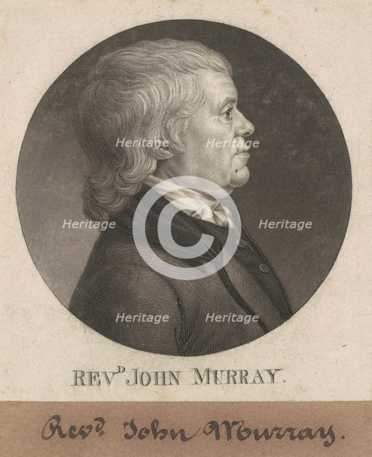 John Murray, 1802. Creator: Charles Balthazar Julien Févret de Saint-Mémin.