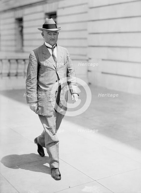 John Nance Garner, Rep. from Texas, 1913. Creator: Harris & Ewing.