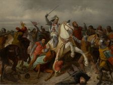 John of Bohemia in the Battle of Crécy, 1860