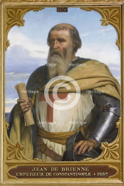 John of Brienne, King of Jerusalem, 1845. Creator: Picot, François-Édouard (1786-1868).