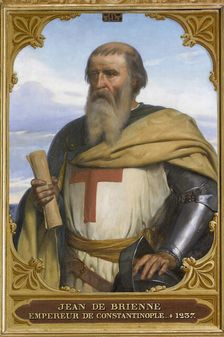 John of Brienne, King of Jerusalem, 1845. Creator: Picot, François-Édouard (1786-1868)