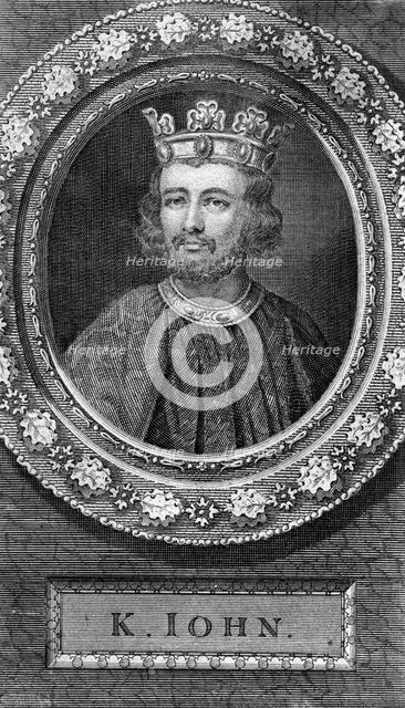 John of England, (18th century).Artist: George Vertue