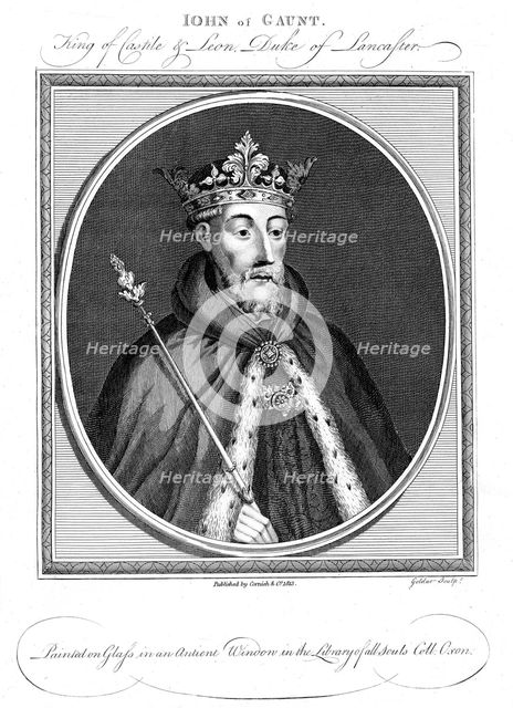 John of Gaunt, Duke of Lancaster (1340-1399). Artist: Unknown