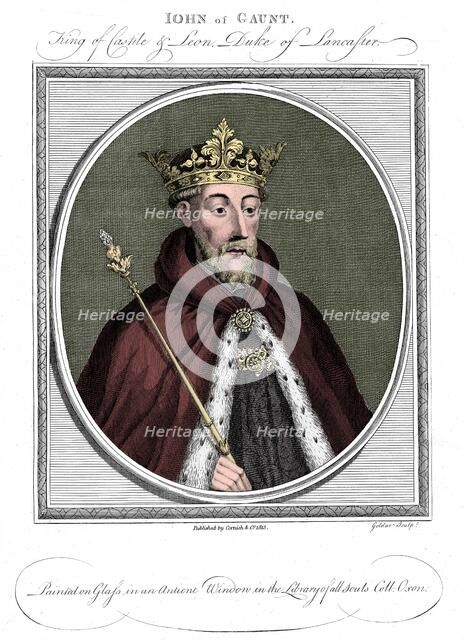 John of Gaunt, Duke of Lancaster (1340-1399). Artist: Unknown.