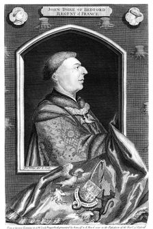 John of Lancaster, 1st Duke of Bedford, (18th century).Artist: George Vertue