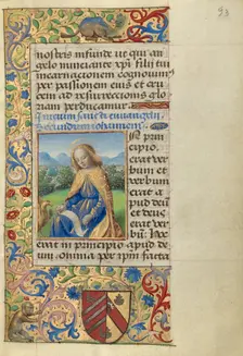 John on Patmos; Poncher Hours, about 1500. Creator: Master of the Chronique Scandaleuse
