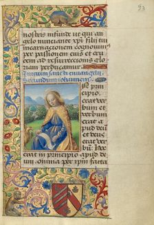John on Patmos; Poncher Hours, about 1500. Creator: Master of the Chronique Scandaleuse