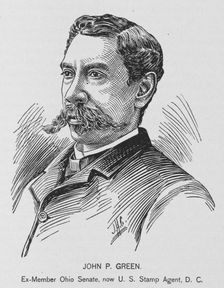 John P. Green; Ex-member Ohio Senate, now U.S. Stamp Agent, D.C., 1902. Creator: J. H. Cunningham
