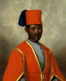 John Panzio Tockson (approx. 1838-1886), Charles XV's chamberlain, married to Mathilda Charlotta... Creator: Augusta Åkerlöf