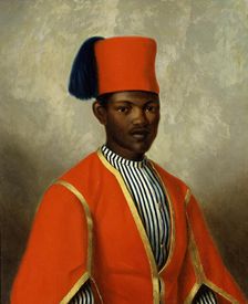 John Panzio Tockson (approx. 1838-1886), Charles XV's chamberlain, married to Mathilda Charlotta... Creator: Augusta Åkerlöf