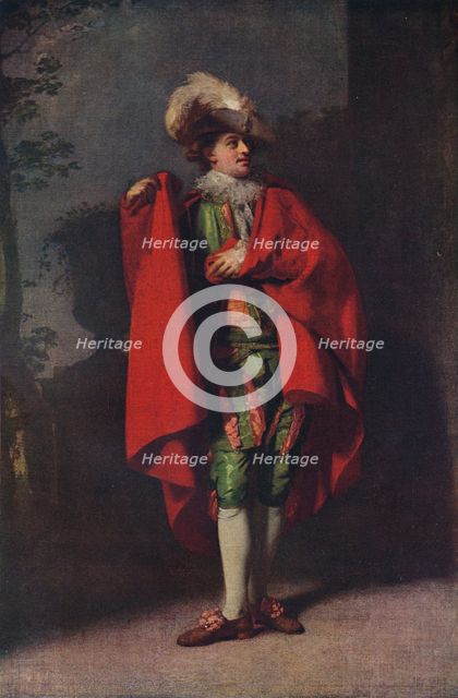 John Palmer as Count Almaviva in 'The Spanish Barber', 1779, (1917). Artist: Henry Walton