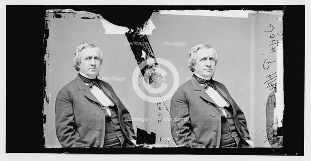 John Parker Hale of New Hampshire, 1860-1865. Creator: Unknown.