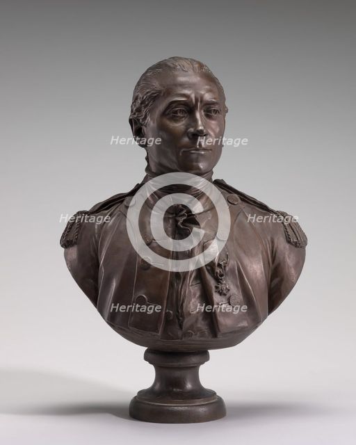 John Paul Jones, model 1780, cast 1921. Creator: Jean-Antoine Houdon.