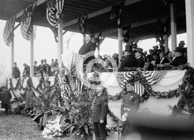 John Paul Jones - Dedication of Monument, 4/17/12 - Taft Speaking, 1912 April 17. Creator: Harris & Ewing.
