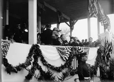 John Paul Jones - Dedication of Monument, 4/17/12, Dewey; Taft; Stimson; Gen. Porter, 1912 April 17 Creator: Harris & Ewing