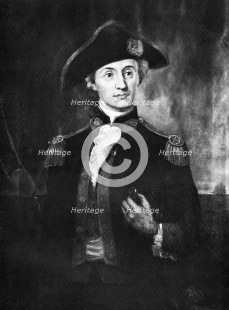 John Paul Jones, hero in the American Revolutionary War, (c1930s).Artist: George B Matthews
