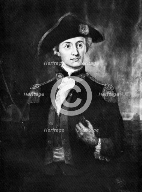 John Paul Jones, hero in the American Revolutionary War, (c1930s).Artist: George B Matthews