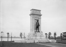 John Paul Jones - Statue, 1914. Creator: Harris & Ewing