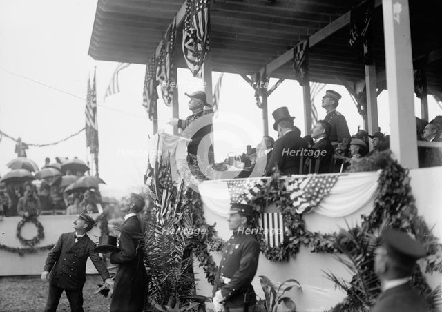 John Paul Jones Statue unveiling, Admiral George Dewey, U.S.N., 1912. Creator: Harris & Ewing.