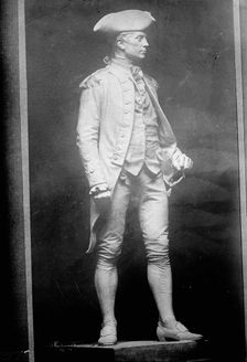 John Paul Jones - Statue On Monument, Foot of 17th Street, D.C., 1911. Creator: Harris & Ewing