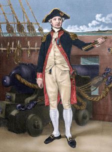 John Paul Jones, Scottish-American naval commander, 19th century. Creator: Unknown