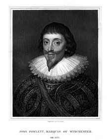 John Paulet, 5th Marquess of Winchester, royalist, (1826).Artist: TA Dean