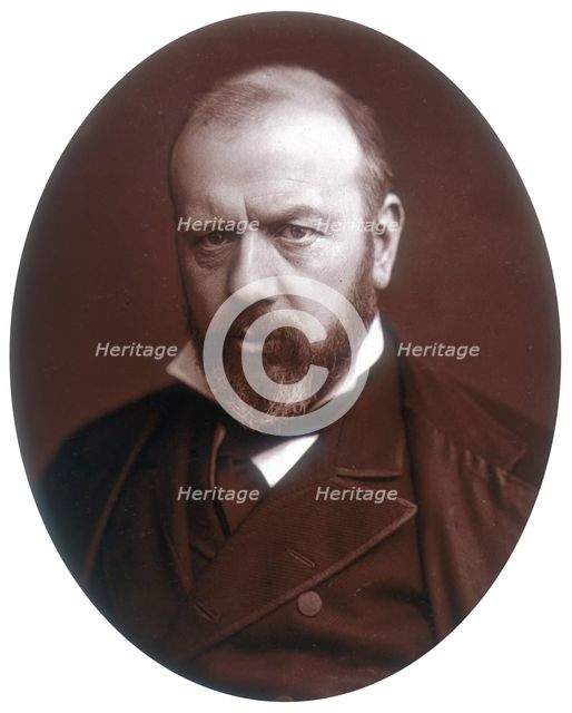John Pettie, artist and Royal Academician, 1882. Creator: Lock & Whitfield.