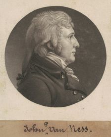 John Peter Van Ness, 1806. Creator: Charles Balthazar Julien Févret de Saint-Mémin
