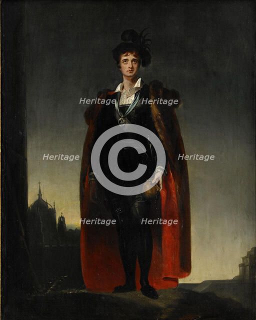 John Philip Kemble as Hamlet. Artist: Lawrence, Sir Thomas (1769-1830)