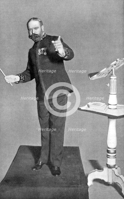 John Philip Sousa, American composer, 1903. Artist: Unknown