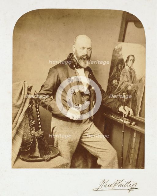 John Phillip RA, c1857. Creator: William Henry Lake Price.